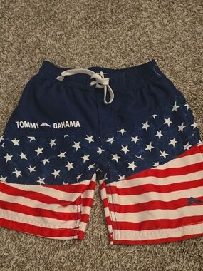 Tommy Bahama Kids One-Piece Swimsuit - Navy, Red, White